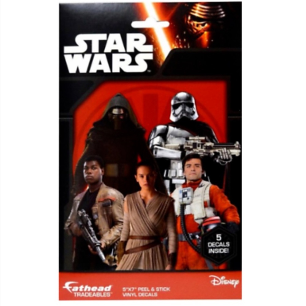 Star Wars Fathead 5 Tradeable Peel & Stick Decal